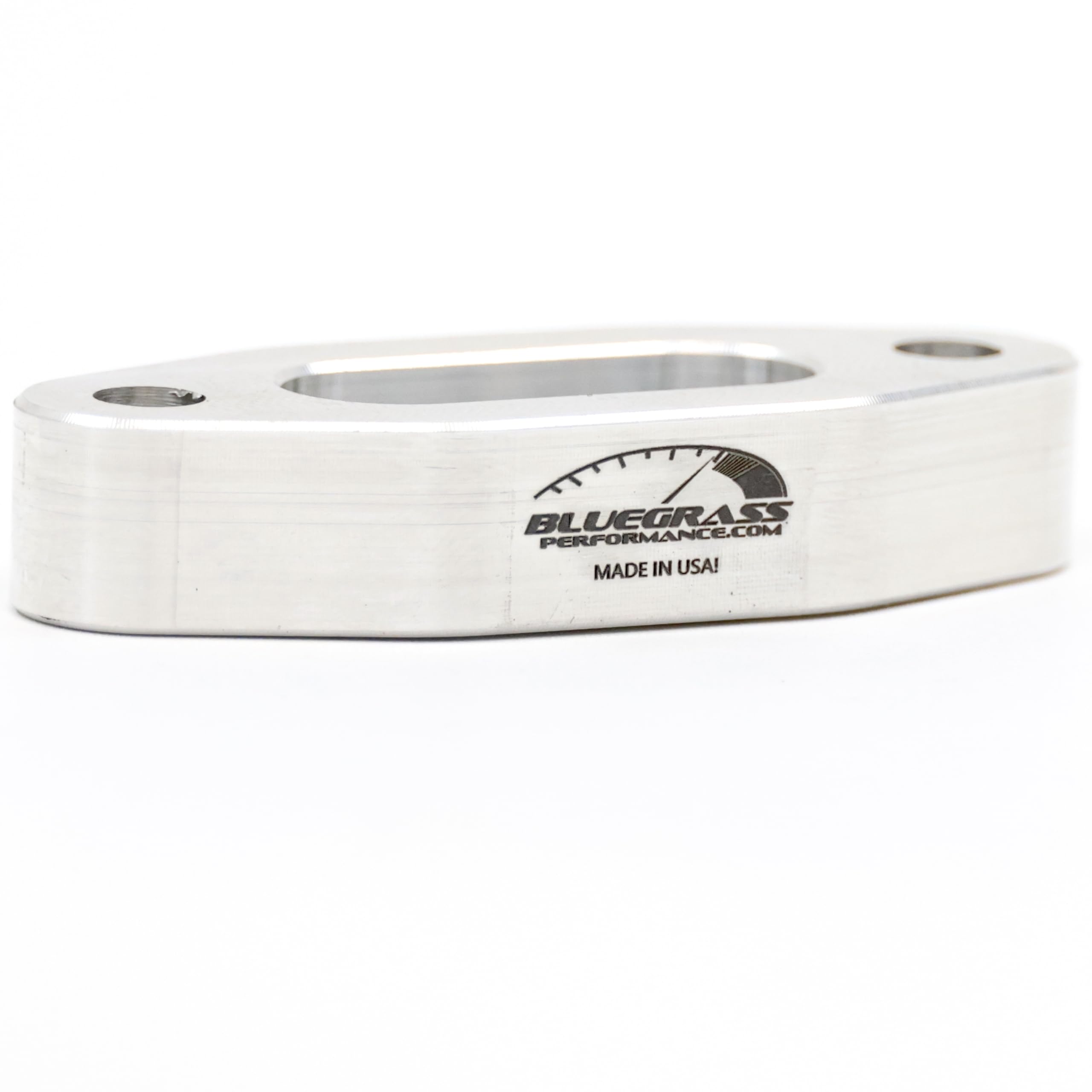 Bluegrass Performance Dual Port LS Oil Pan 1/8NPT Adapter Plate 6061 Billet Aluminum LS1 Turbo Supercharger Gauge Oil Feed Port - Image 4
