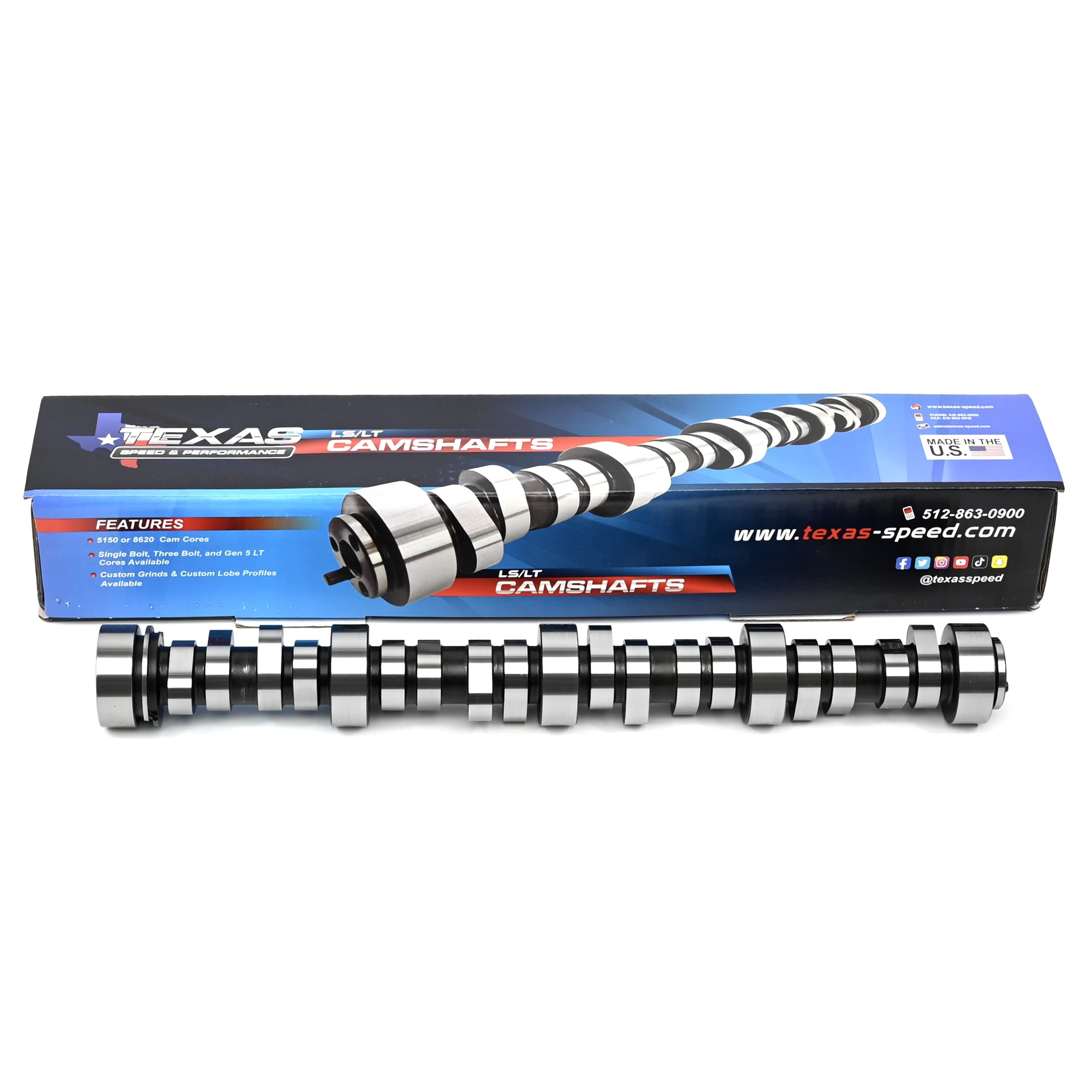TSP Texas Speed LS7 Stage 1.2 Camshaft Cam Kit for 7.0 Square Port Heads ZO6 Z06 Corvette Z28 Z/28 Camaro (Camshaft Only) - Image 4